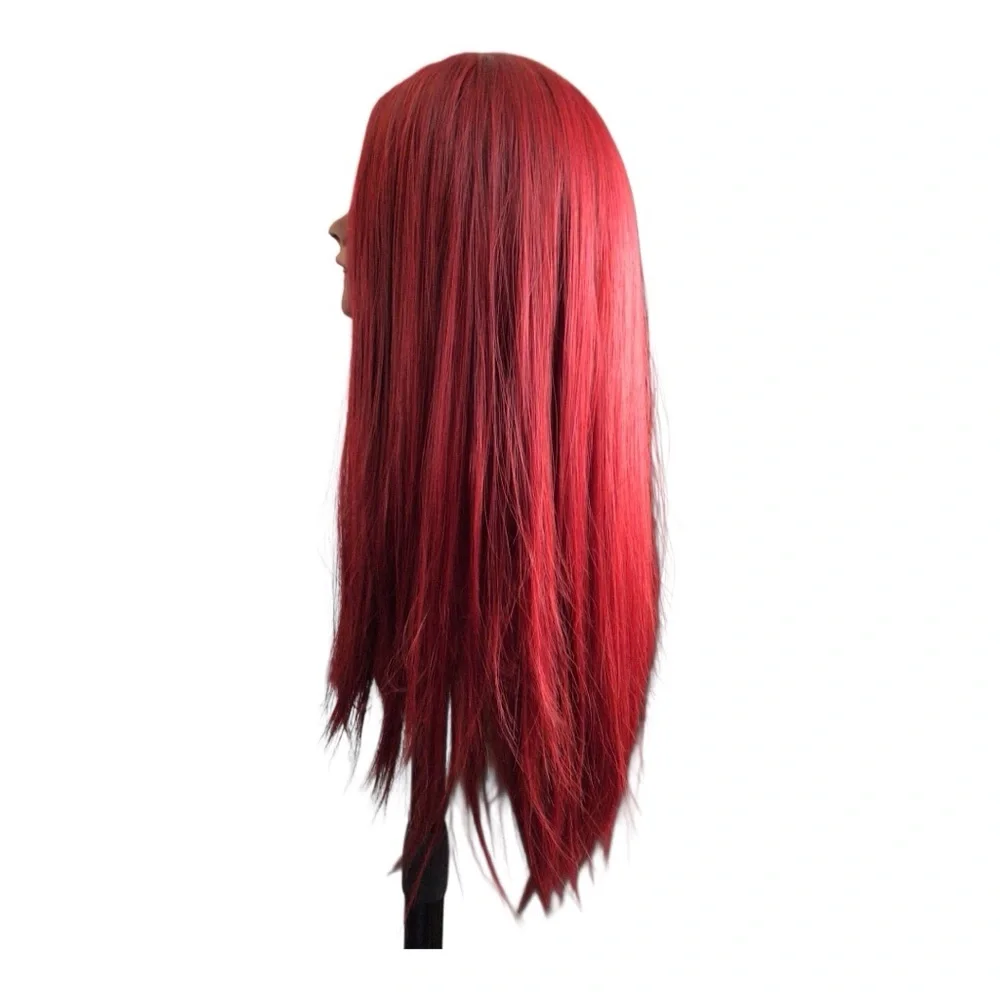 Cherry Red Layered Hair Extensions